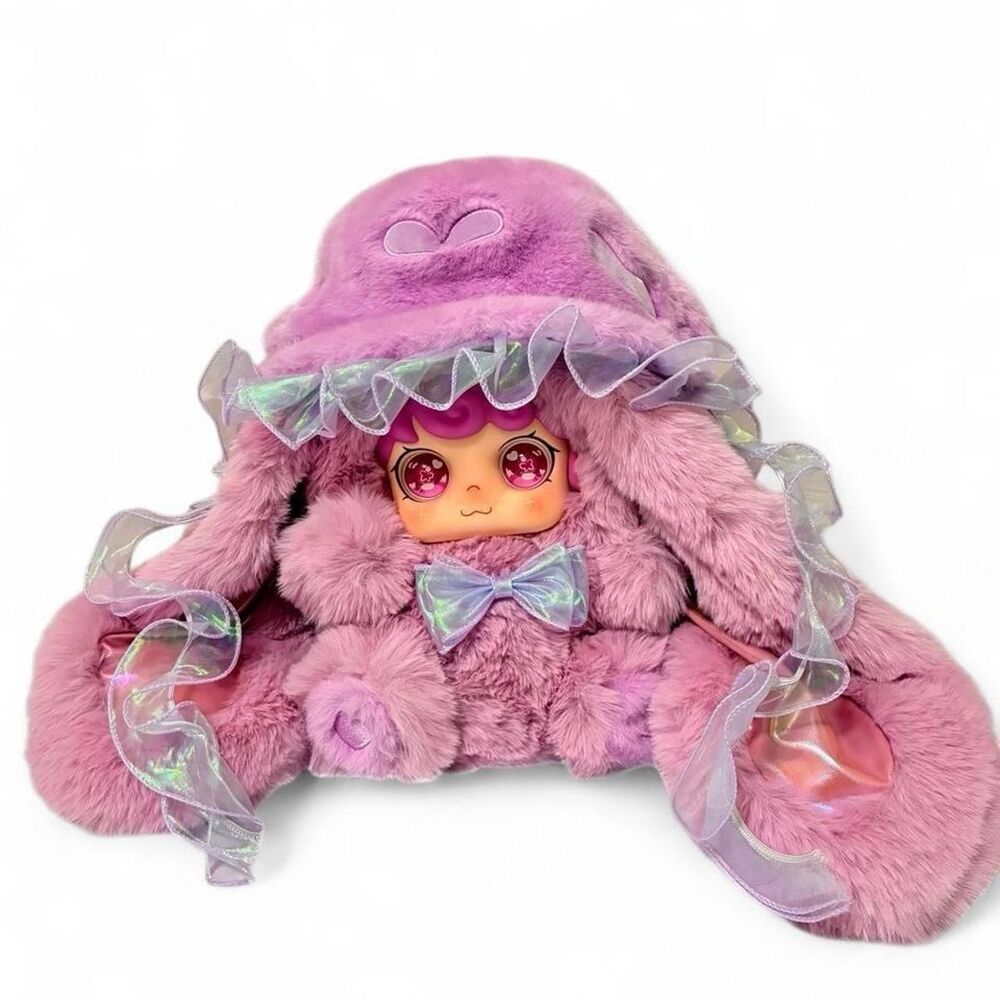 Unbranded Pink and Purple Dolls-accessories